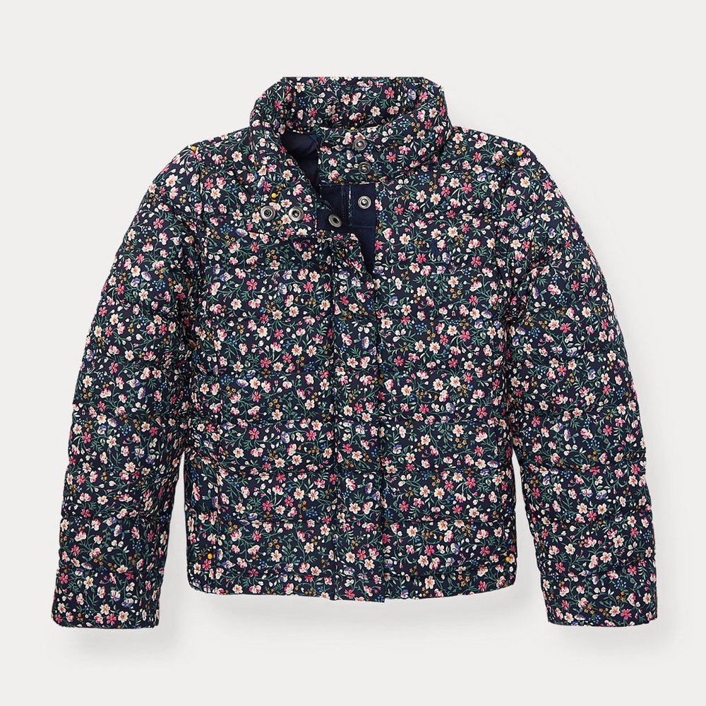 Polo Ralph Lauren Floral Quilted Down Jacket 24M